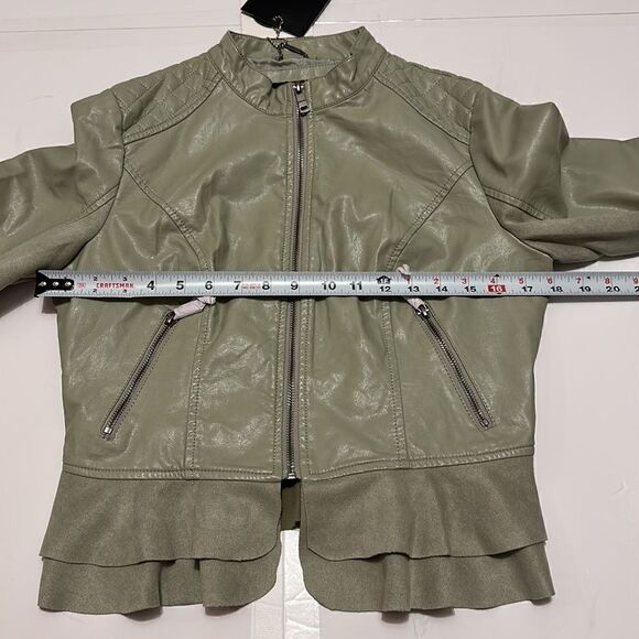NEW LA coalition women’s faux leather jacket size S - Picture 8 of 9